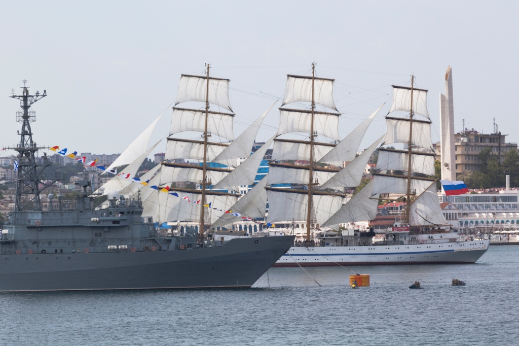 Празднование дня ВМФ в Севастополе
